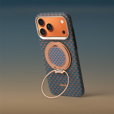 Apple iPhone 17 Pro Max Kılıf Raptic 2in1 Bundle Kit Aramid Skin Destiny Serisi Stand ve Kapak - 5