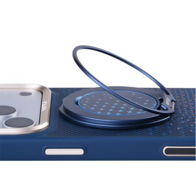 Apple iPhone 17 Pro Max Kılıf Raptic 2in1 Bundle Kit Aramid Skin Serenity Serisi Stand ve Kapak - 11