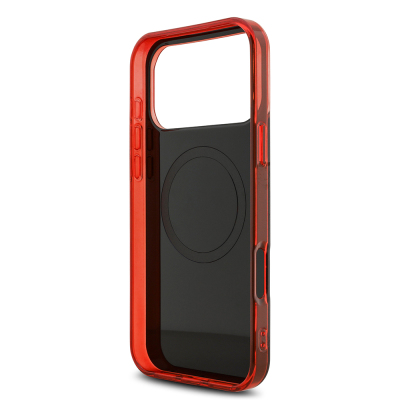 Apple iPhone 17 Pro Max Kılıf Redbull Orjinal Lisanslı M-safe Şarj Özellikli Çift Katmanlı Çizgi Desenli Sert PC MV Kapak - 7