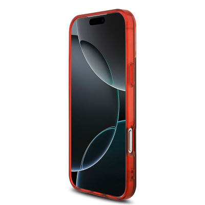 Apple iPhone 17 Pro Max Kılıf Redbull Orjinal Lisanslı M-safe Şarj Özellikli Çift Katmanlı Çizgi Desenli Sert PC MV Kapak - 3