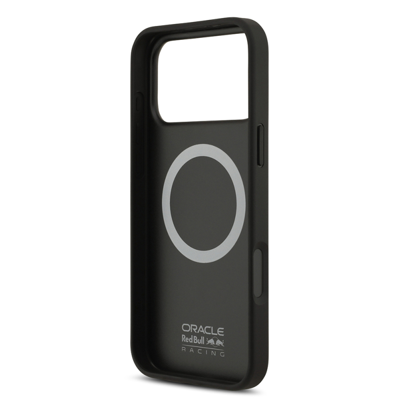 Apple iPhone 17 Pro Max Kılıf Redbull Orjinal Lisanslı M-safe Şarj Özellikli Karbon Fiber Parlayan Logolu Kapak - 8