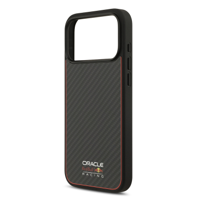 Apple iPhone 17 Pro Max Kılıf Redbull Orjinal Lisanslı M-safe Şarj Özellikli Karbon Fiber Parlayan Logolu Kevlar Kapak - 7