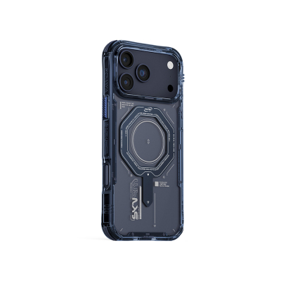 Apple iPhone 17 Pro Max Kılıf SkinArma M-safe Şarj Özellikli Airbag Tasarımlı Magma Kapak - 12