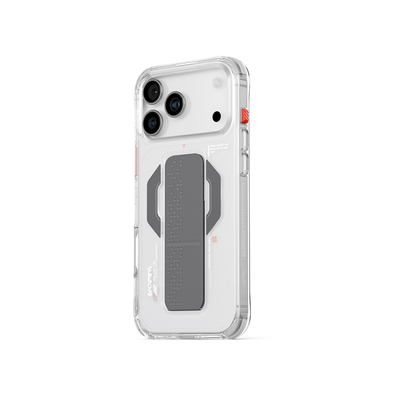 Apple iPhone 17 Pro Max Kılıf Skinarma M-Safe Şarj Özellikli Airbag Tasarımlı Standlı Haxa Kapak - 4