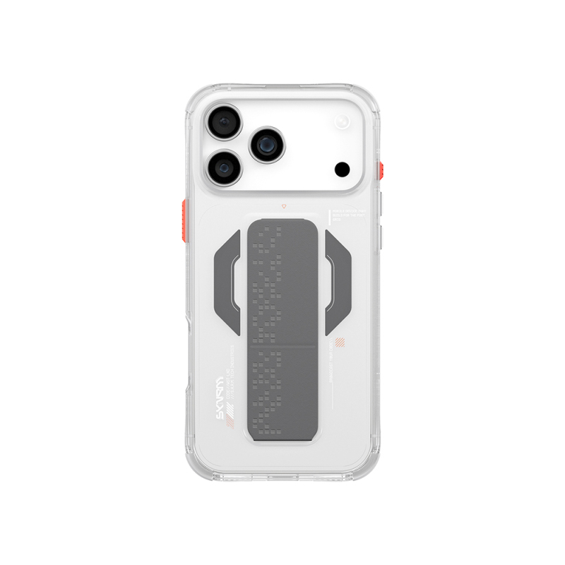 Apple iPhone 17 Pro Max Kılıf Skinarma M-Safe Şarj Özellikli Airbag Tasarımlı Standlı Haxa Kapak - 1
