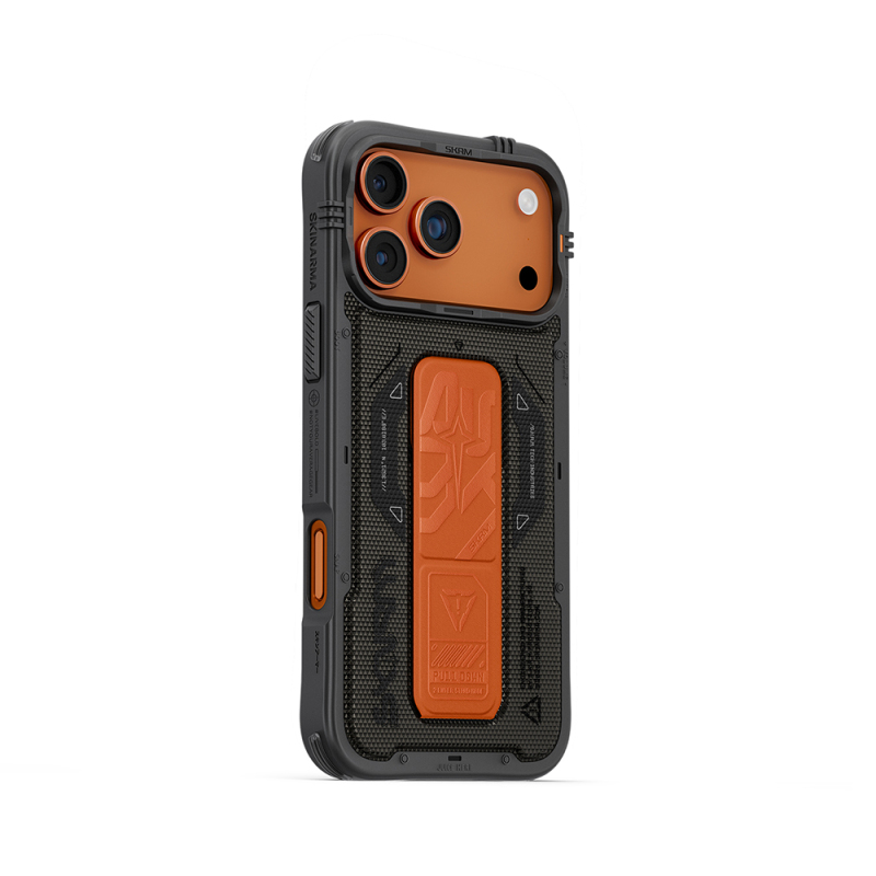 Apple iPhone 17 Pro Max Kılıf SkinArma M-safe Şarj Özellikli Airbag Tasarımlı Standlı Phantom Kapak - 1