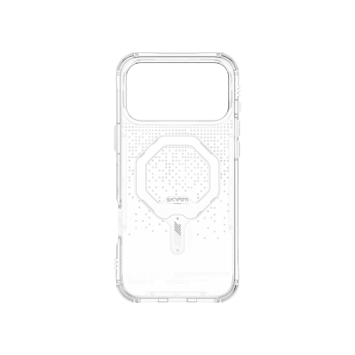 Apple iPhone 17 Pro Max Kılıf Skinarma M-Safe Şarj Özellikli IML Baskılı Holografik MYST Kapak - 10