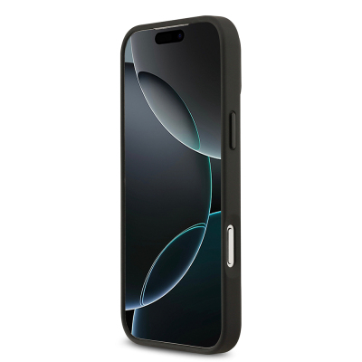 Apple iPhone 17 Pro Max Kılıf TUMI M-safe Şarj Özellikli Deri Noktalı Dizayn Kapak - 6