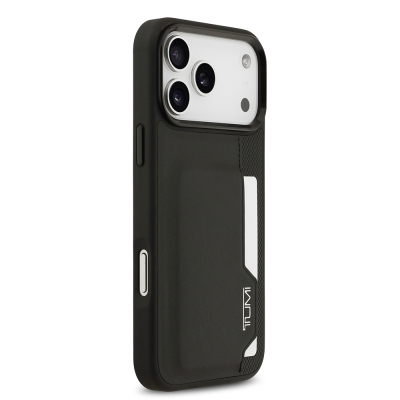 Apple iPhone 17 Pro Max Kılıf TUMI Orjinal Lisanslı Deri Dikey Kartlıklı Kapak - 5