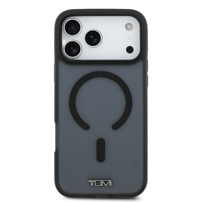 Apple iPhone 17 Pro Max Kılıf TUMI Orjinal Lisanslı M-safe Şarj Özellikli Buzlu Transparan Kapak - 5