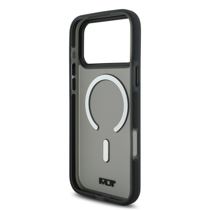 Apple iPhone 17 Pro Max Kılıf TUMI Orjinal Lisanslı M-safe Şarj Özellikli Buzlu Transparan Kapak - 9