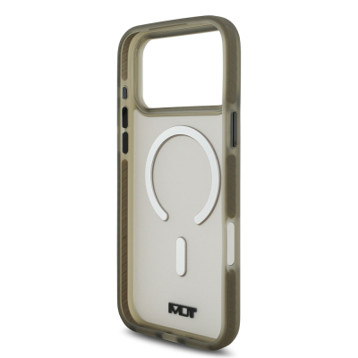 Apple iPhone 17 Pro Max Kılıf TUMI Orjinal Lisanslı M-safe Şarj Özellikli Buzlu Transparan Kapak - 15