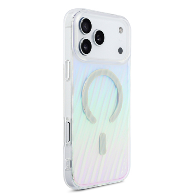 Apple iPhone 17 Pro Max Kılıf TUMI Orjinal Lisanslı M-safe Şarj Özellikli Transparan Kapak - 21