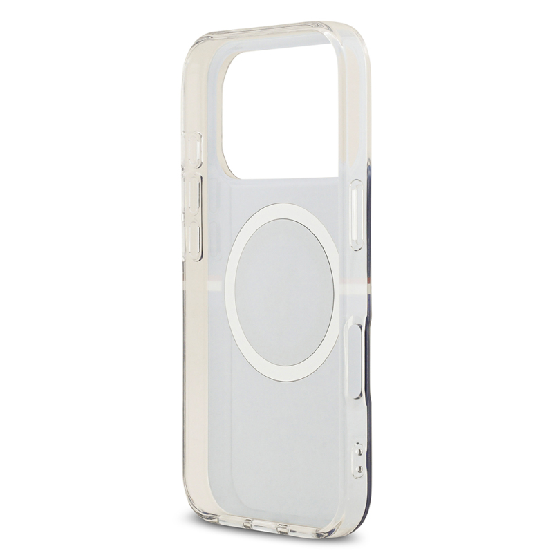 Apple iPhone 17 Pro Max Kılıf U.S. Polo Assn. Orjinal Lisanslı M-safe Şarj Özellikli IML Stripe Logolu Kapak - 9