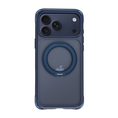 Apple iPhone 17 Pro Max Kılıf Wiwu AG-203 AeroGuard Ultra Serisi M-safe Şarj Özellikli Airbag Tasarımlı Standlı Kapak - 19