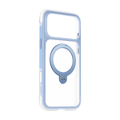 Apple iPhone 17 Pro Max Kılıf Wiwu AG-203 AeroGuard Ultra Serisi M-safe Şarj Özellikli Airbag Tasarımlı Standlı Kapak - 26