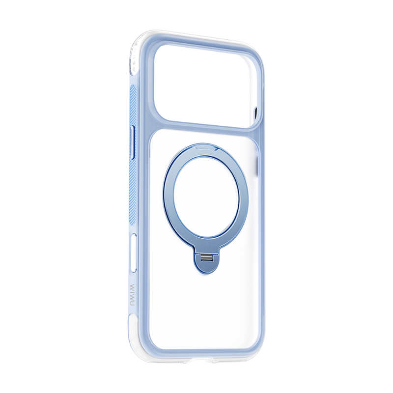 Apple iPhone 17 Pro Max Kılıf Wiwu AG-203 AeroGuard Ultra Serisi M-safe Şarj Özellikli Airbag Tasarımlı Standlı Kapak - 26