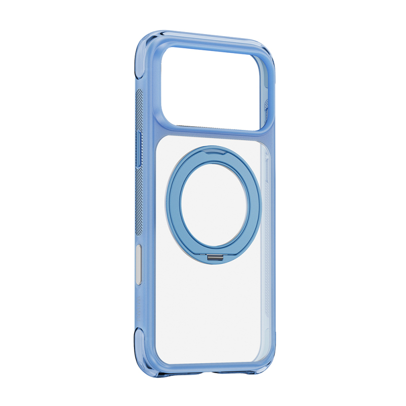 Apple iPhone 17 Pro Max Kılıf Wiwu AG-203 AeroGuard Ultra Serisi M-safe Şarj Özellikli Airbag Tasarımlı Standlı Kapak - 5