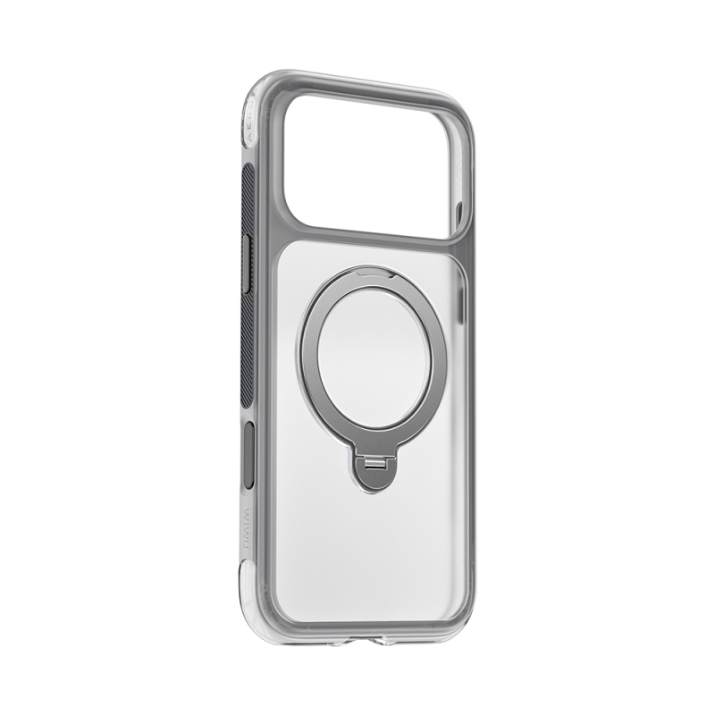 Apple iPhone 17 Pro Max Kılıf Wiwu AS-203 AeroShield Ultra Serisi M-safe Şarj Özellikli Airbag Tasarımlı Standlı Kapak - 8