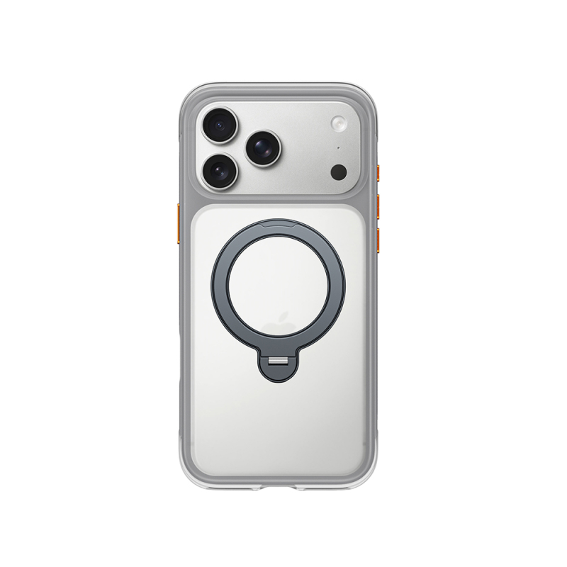Apple iPhone 17 Pro Max Kılıf Wiwu AS-203 AeroShield Ultra Serisi M-safe Şarj Özellikli Airbag Tasarımlı Standlı Kapak - 14