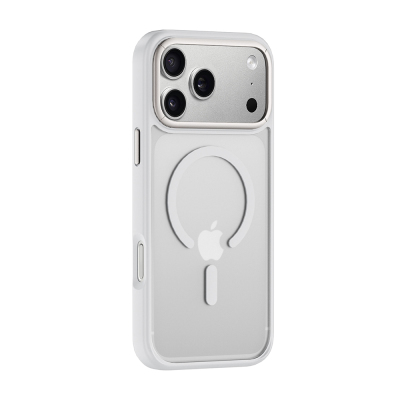 Apple iPhone 17 Pro Max Kılıf Wiwu FGG-012 ArmorPro Serisi M-safe Şarj Özellikli Parmak İzi Bırakmayan Kılıf - 3