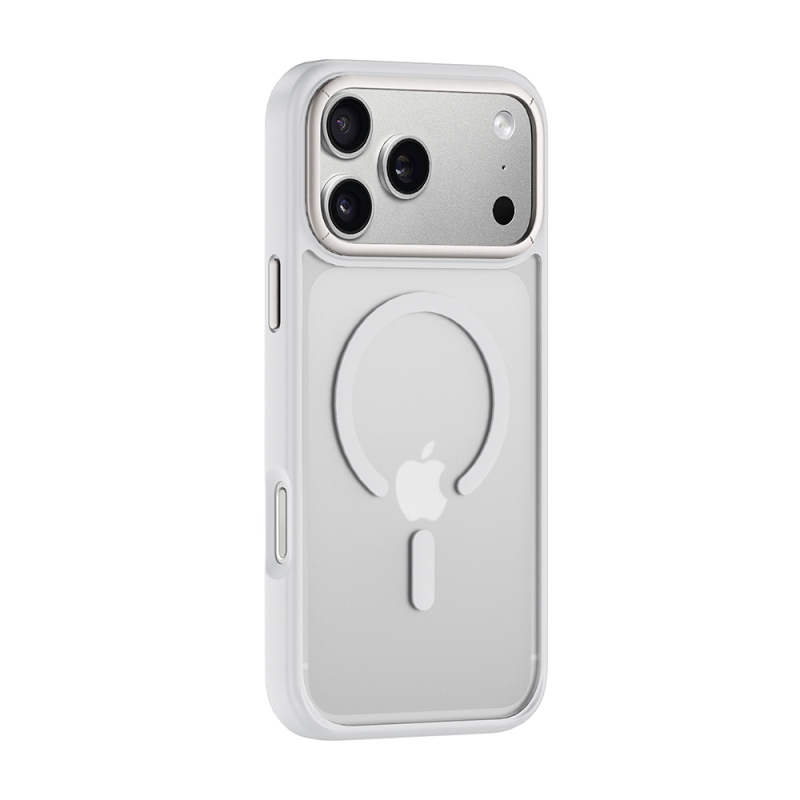 Apple iPhone 17 Pro Max Kılıf Wiwu FGG-012 ArmorPro Serisi M-safe Şarj Özellikli Parmak İzi Bırakmayan Kılıf - 3