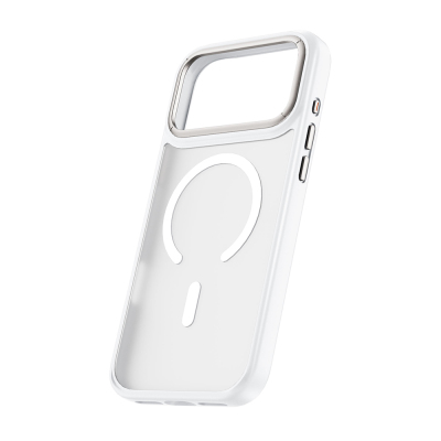 Apple iPhone 17 Pro Max Kılıf Wiwu FGG-012 ArmorPro Serisi M-safe Şarj Özellikli Parmak İzi Bırakmayan Kılıf - 9