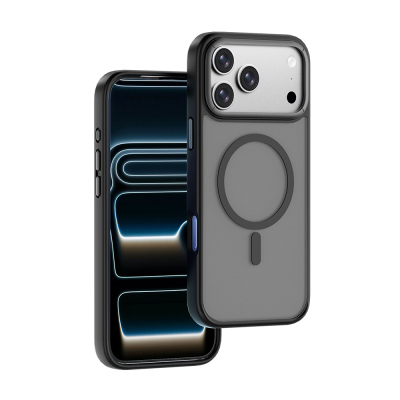 Apple iPhone 17 Pro Max Kılıf Wiwu FGG-012 ArmorPro Serisi M-safe Şarj Özellikli Parmak İzi Bırakmayan Kılıf - 5