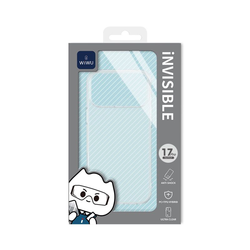 Apple iPhone 17 Pro Max Kılıf Wiwu YXK-206 Invisible Sert PC Kapak - 5