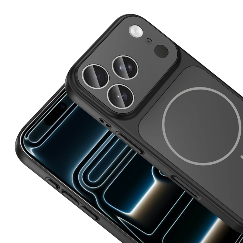 Apple iPhone 17 Pro Max Kılıf Zore M-Safe Şarj Özellikli Kamera Korumalı Formen Kapak - 16