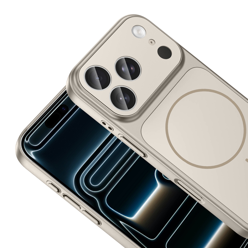 Apple iPhone 17 Pro Max Kılıf Zore M-Safe Şarj Özellikli Kamera Korumalı Formen Kapak - 18