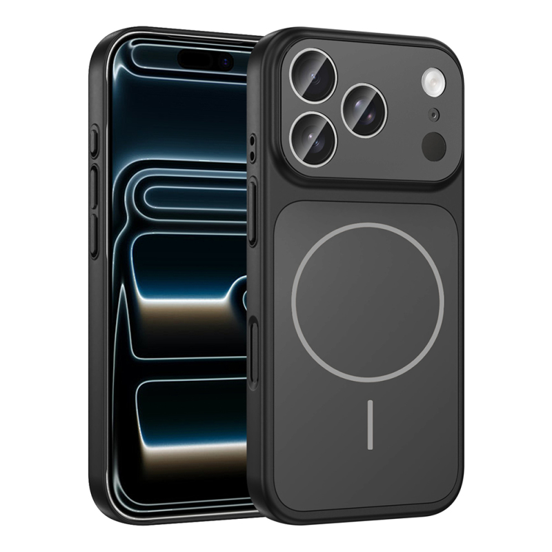 Apple iPhone 17 Pro Max Kılıf Zore M-Safe Şarj Özellikli Kamera Korumalı Formen Kapak - 3