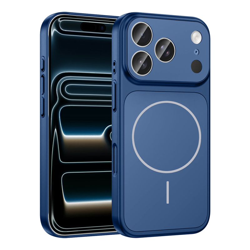 Apple iPhone 17 Pro Max Kılıf Zore M-Safe Şarj Özellikli Kamera Korumalı Formen Kapak - 4