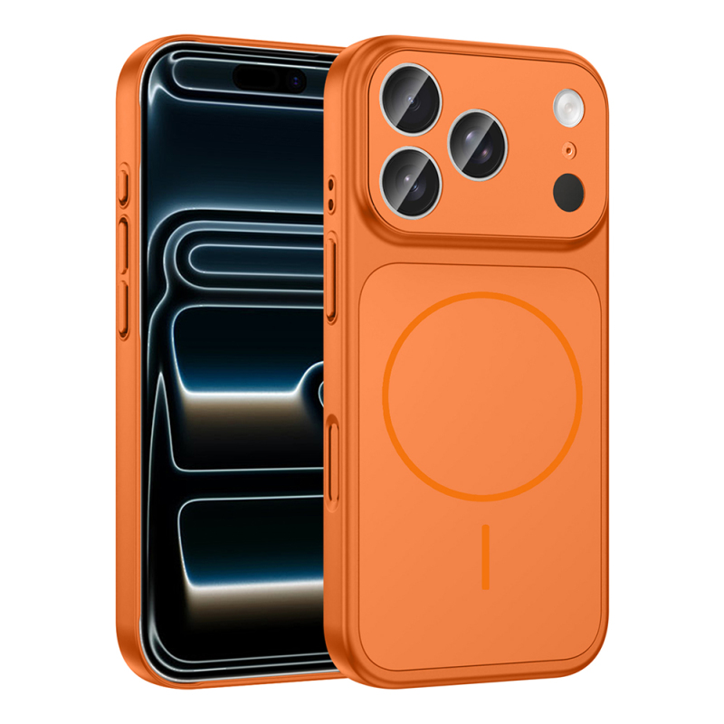 Apple iPhone 17 Pro Max Kılıf Zore M-Safe Şarj Özellikli Kamera Korumalı Formen Kapak - 1