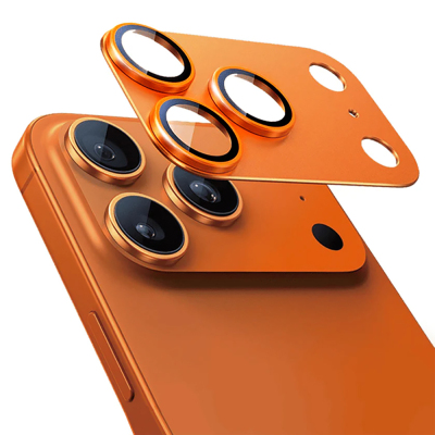 Apple iPhone 17 Pro Max Mohseven Alüminyum Kaplamalı Safir Anti Reflective Kamera Lens Koruyucu - 1