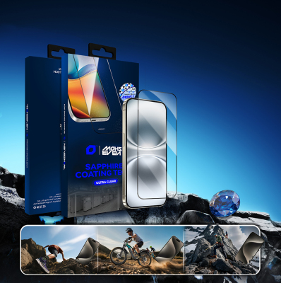 Apple iPhone 17 Pro Max Mohseven Pure Safir Coating HD 3D Glue Temperli Cam Ekran Koruyucu - 7