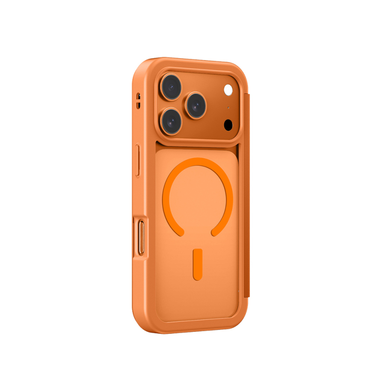 Apple iPhone 17 Pro Max PU Kartlıklı Kapaklı Amazingthing Glamour Foilo Serisi Kılıf - 10
