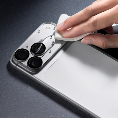 Apple iPhone 17 Pro Max Pynana Diamond Sky Serisi Taşlı Kamera Lens Koruyucu - 8