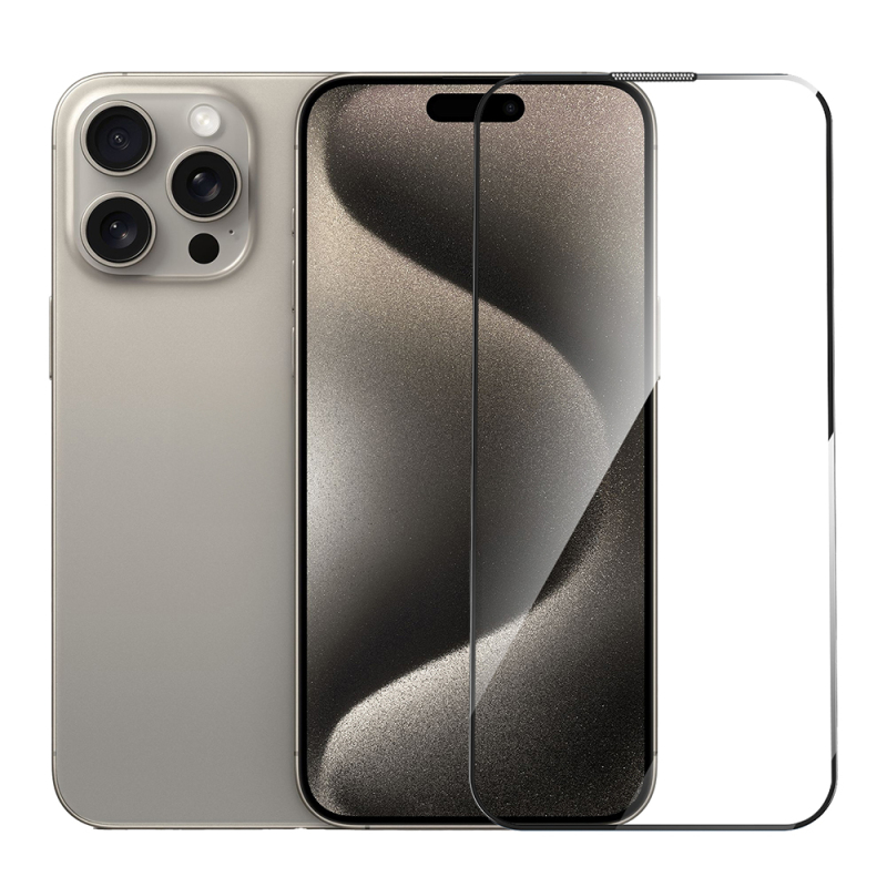 Apple iPhone 17 Pro Max Wiwu SQ-008 Oleofobik Easy Install Darbeye Karşı Dayanıklı Temperli Cam Ekran Koruyucu + Kolay Uygulama Aparatlı - 6