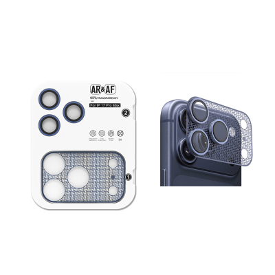 Apple iPhone 17 Pro Max Zore CL-22 Fingerprint-Resistant Anti-Reflective 2-in-1 Camera Lens Protector - 3