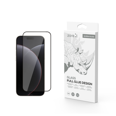 Apple iPhone 17 Pro Max Zore Rika Premium Temperli Cam Ekran Koruyucu - 2