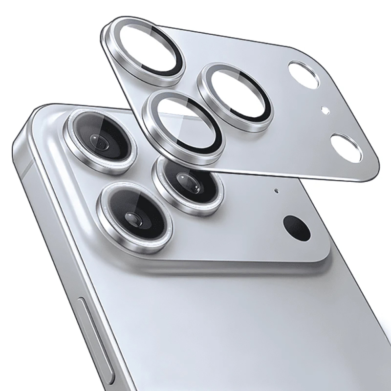 Apple iPhone 17 Pro Mohseven Alüminyum Kaplamalı Safir Anti Reflective Kamera Lens Koruyucu - 4