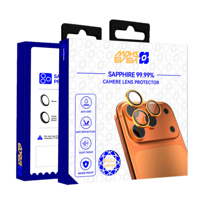 Apple iPhone 17 Pro Mohseven Safir Anti Reflective Kamera Lens Koruyucu - 10