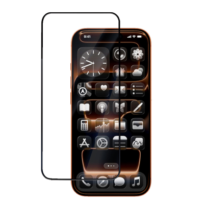 Apple iPhone 17 Pro Mohseven Safir Coating HD 3D Glue Temperli Cam Ekran Koruyucu - 1