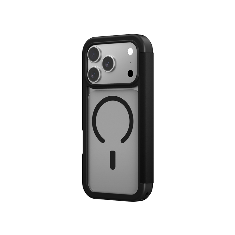 Apple iPhone 17 Pro PU Card Holder Cover Amazingthing Glamour Foilo Series Case - 6
