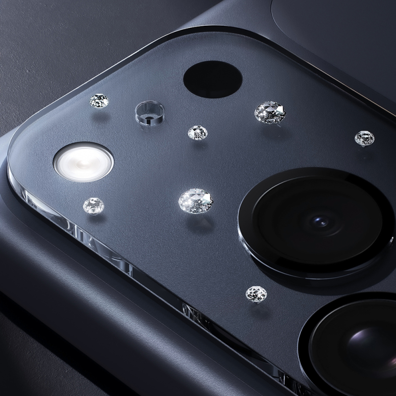 Apple iPhone 17 Pro Pynana Diamond Sky Series Rhinestone Camera Lens Protector - 10