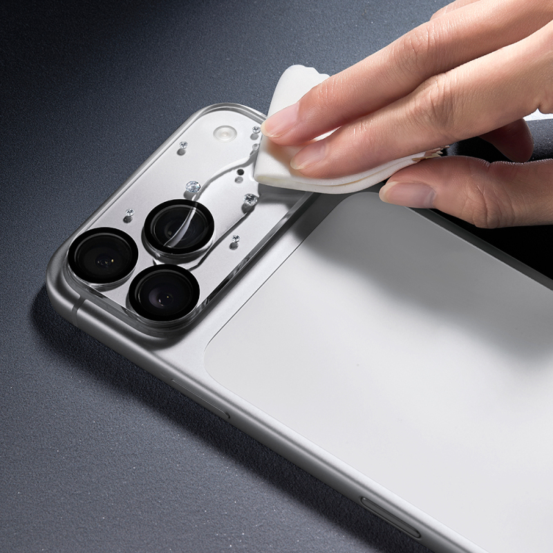 Apple iPhone 17 Pro Pynana Diamond Sky Serisi Taşlı Kamera Lens Koruyucu - 8