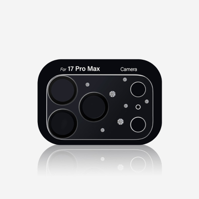 Apple iPhone 17 Pro Pynana Diamond Sky Serisi Taşlı Kamera Lens Koruyucu - 1