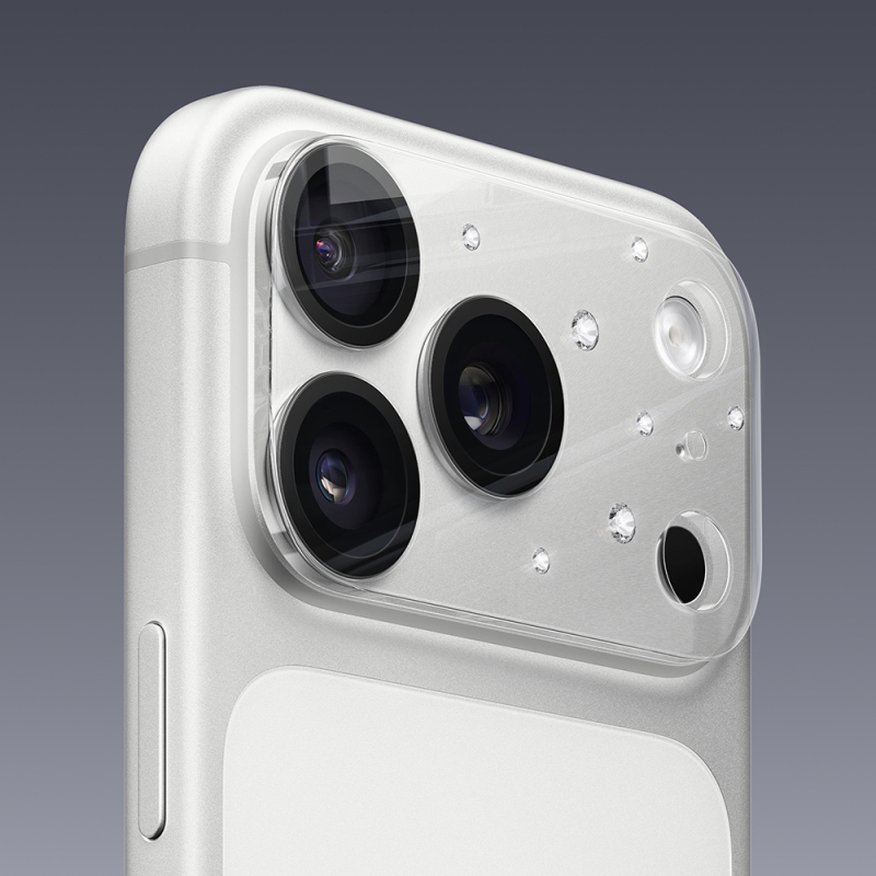 Apple iPhone 17 Pro Pynana Diamond Sky Serisi Taşlı Kamera Lens Koruyucu - 9