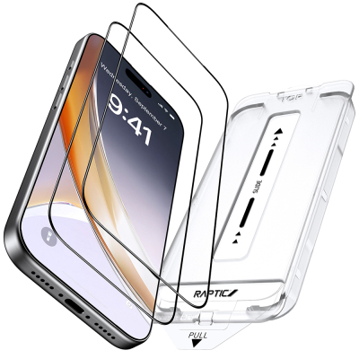 Apple iPhone 17 Pro Raptic Air Glass 2.5D Screen Protector 2 Pieces + Easy Application Tool - 10